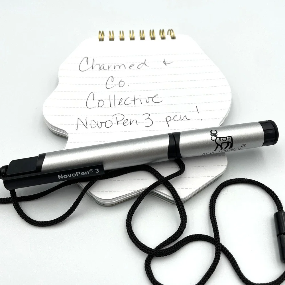 Novo Nordisk NovoPen 3 Drug Rep Pen with Breakaway Lanyard Vintage Pharma Swag